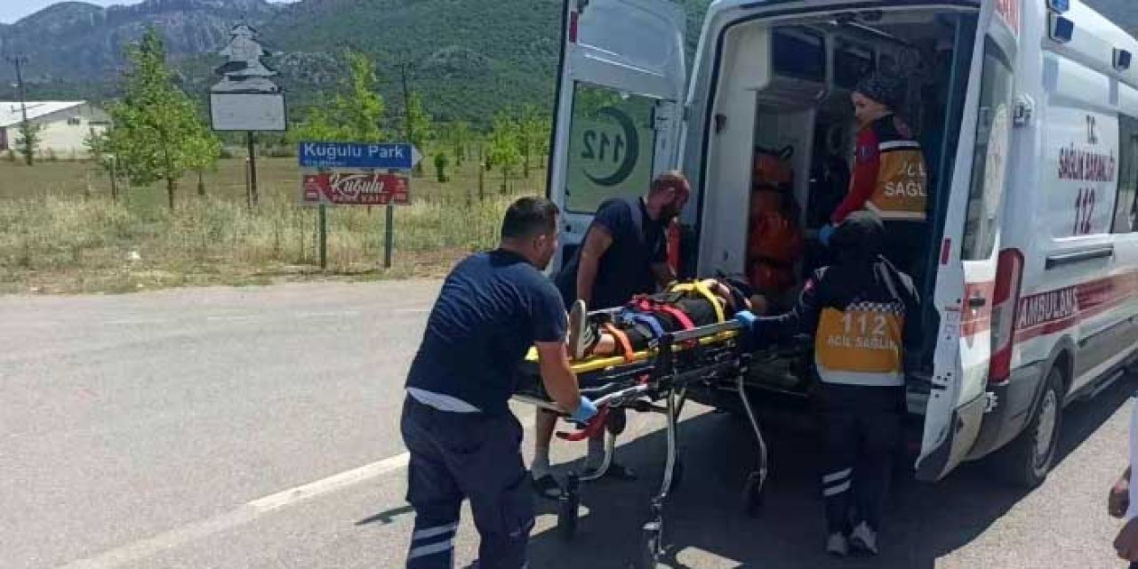 Seydişehir'de Motosiklet Kazası: 2 Yaralı