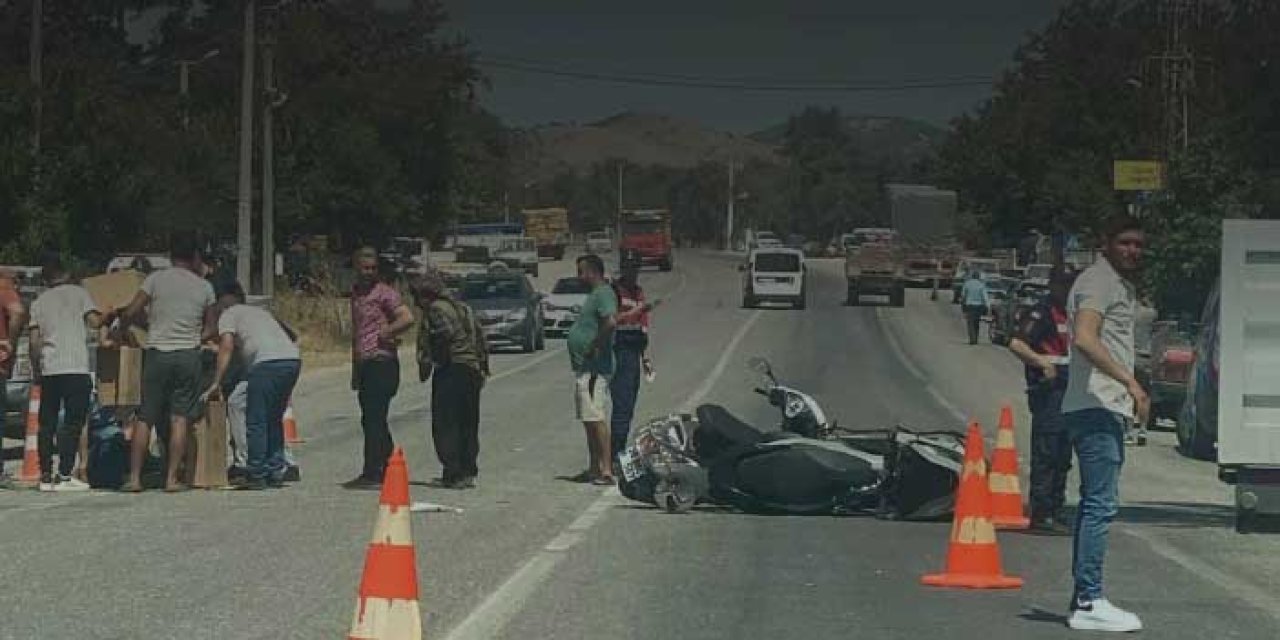 İzmir korkutan motosiklet kazası: Yaralılar var…