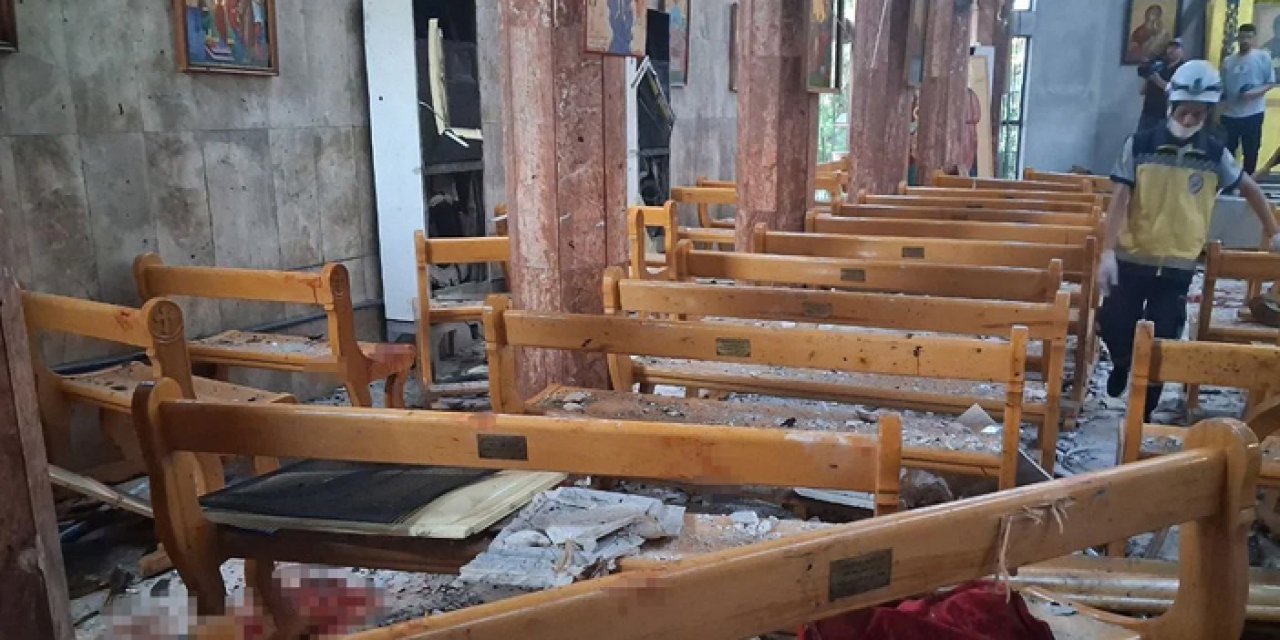 Şam’da kiliseye intihar saldırısı: Çok sayıda ölü var
