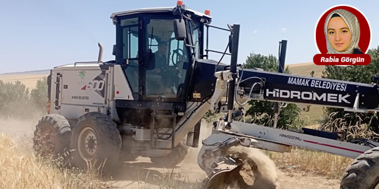 Mamak’tan üreticilere destek eli: Arazi yolları açılıyor