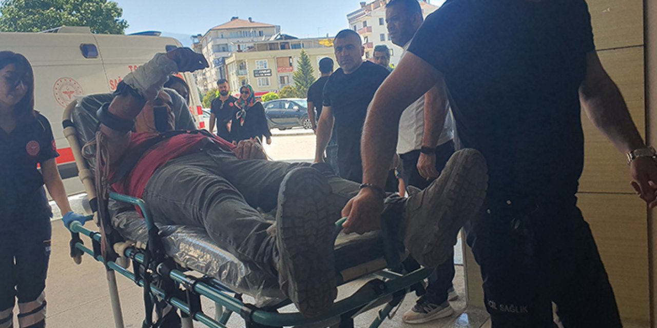 Bursa’da talihsiz kaza: Üzerine cam düştü