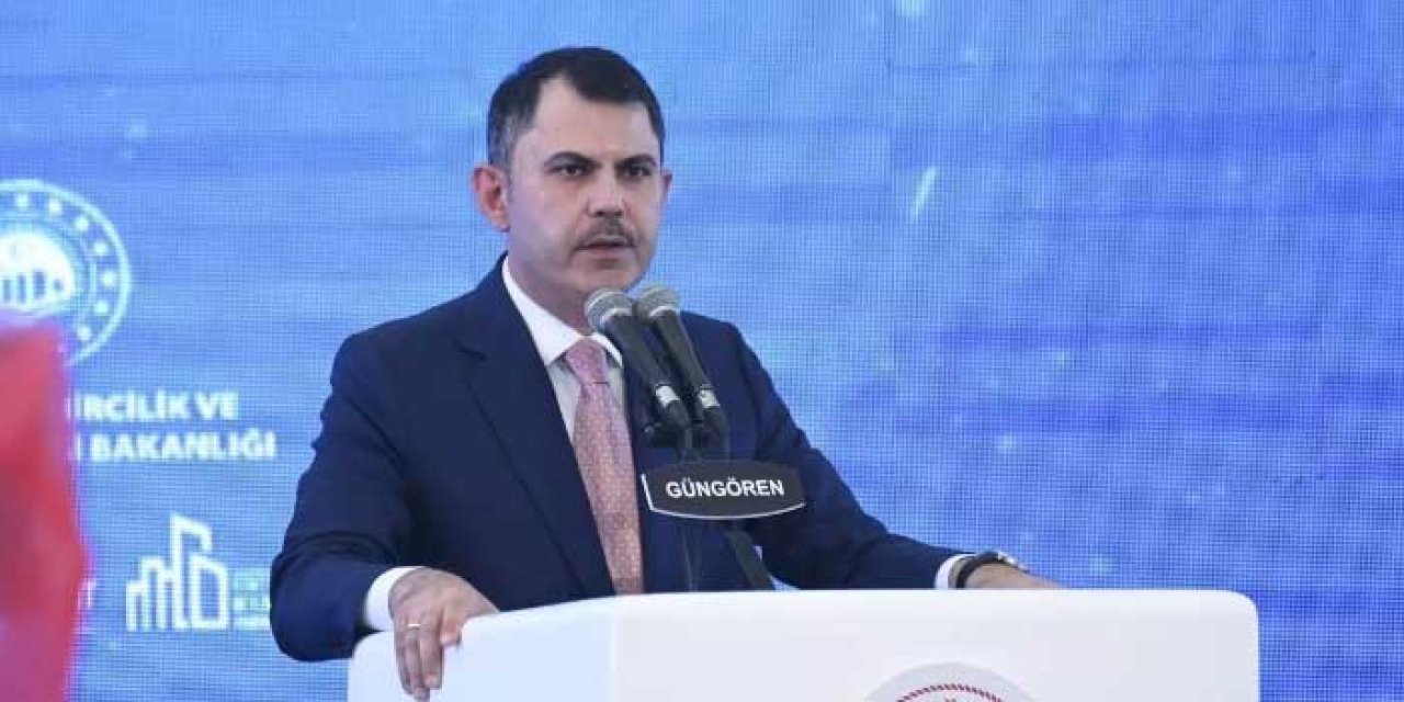 Bakan Kurum, Güngören'deki anahtar teslimi, temel atma ve açılış töreninde konuştu Açıklaması