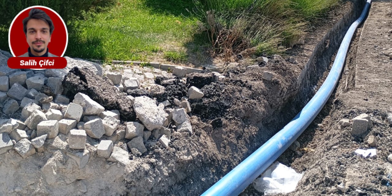 ASKİ, Çubuk 1 Barajı'ndaki suyu yeşil alan sulamasında kullanmaya başladı