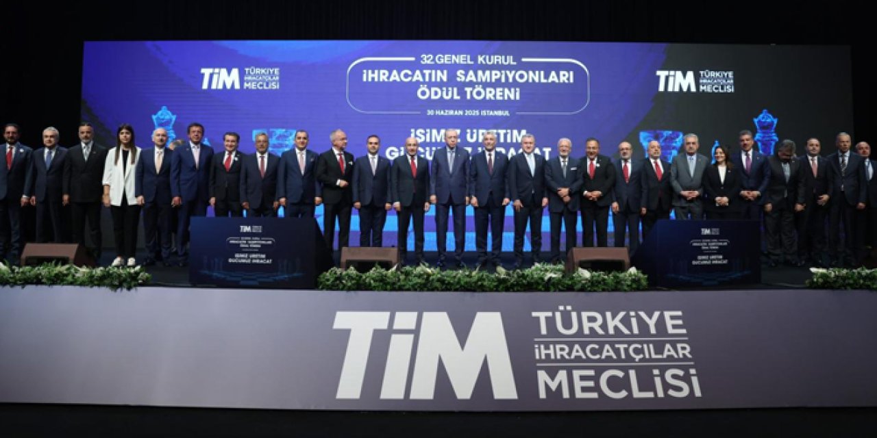 2024’ün ihracat liderlerine ödül töreni düzenlendi