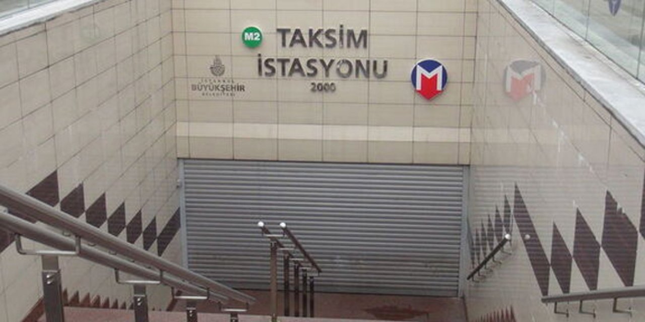 Taksim metrosu ve füniküler hattı geçici olarak kapatıldı