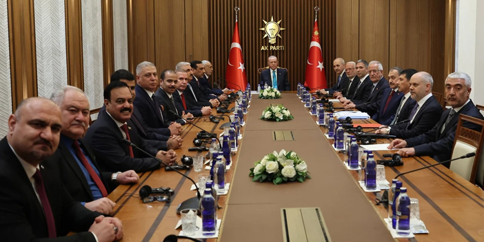 Cumhurbaşkanı Erdoğan Irak heyetini kabul etti