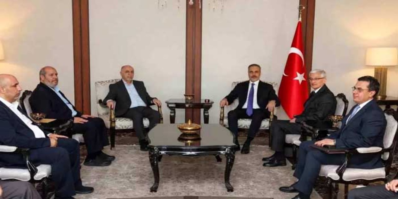 Dışişleri Bakanı Hakan Fidan, Hamas Heyeti ile Görüştü