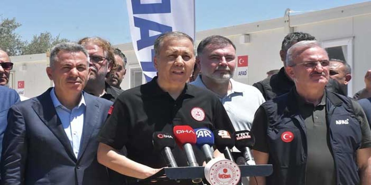 Bakan Yerlikaya: Seferberlik ruhuyla bir söndürme mücadelesi verildi