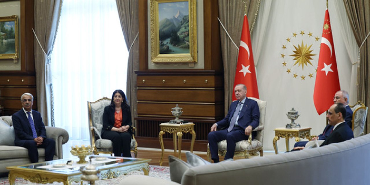 Cumhurbaşkanı Erdoğan, DEM Parti heyetiyle bir araya geldi