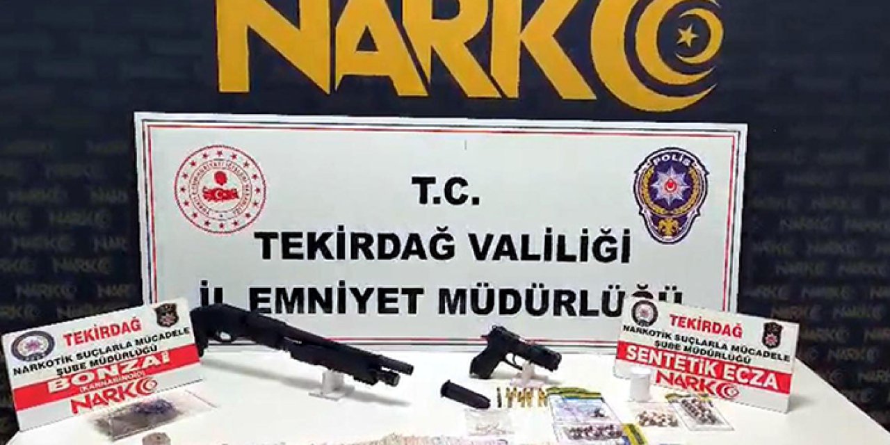 Tekirdağ'da uyuşturucu baskını: 10 kişi tutuklandı