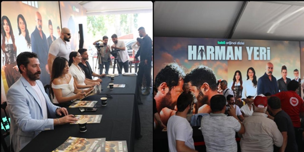 "Harman Yeri" dizisi Kırkpınar’da izleyiciyle buluştu