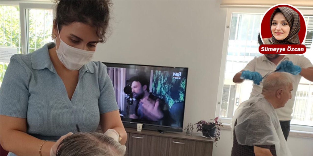 Çankaya Belediyesi’nden yaşlılara kuaför hizmeti