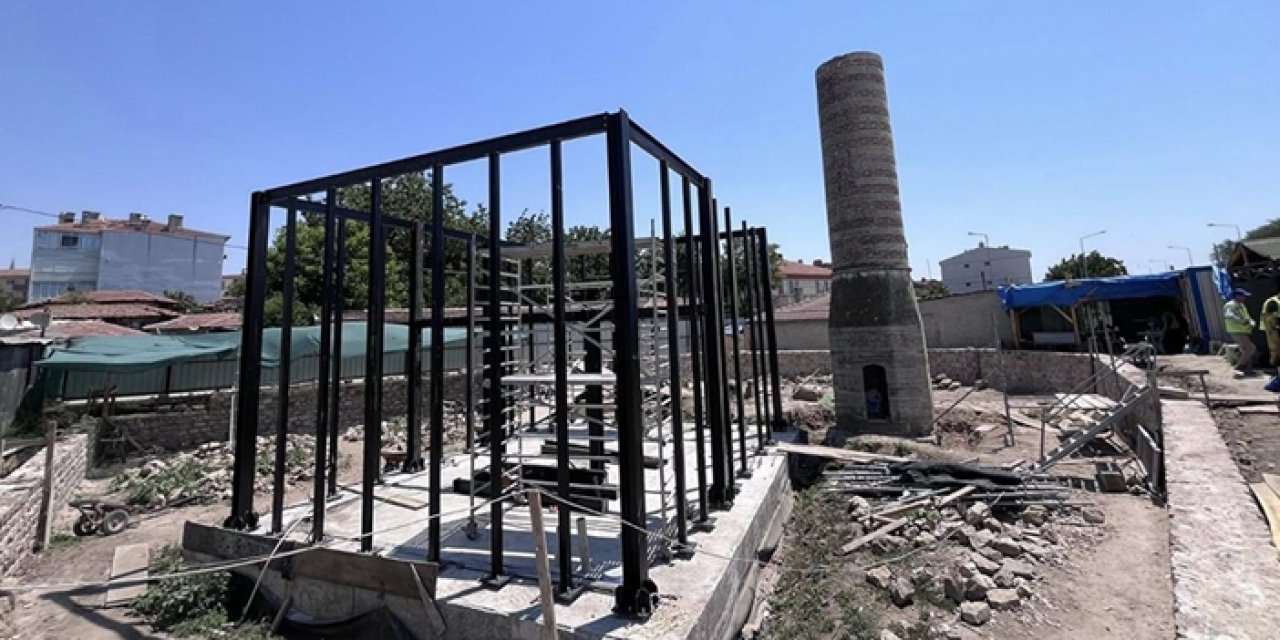 Edirne'de Şeyh Şüceaddin Camisi'nin restorasyonu sürüyor