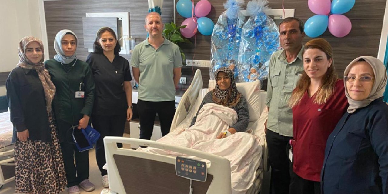 Şanlıurfa’da 53 yaşında ikiz bebek dünyaya getirdi