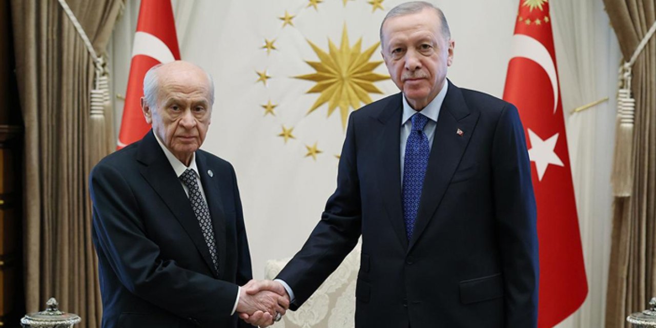 Cumhurbaşkanı Erdoğan, Bahçeli’yi kabul etti