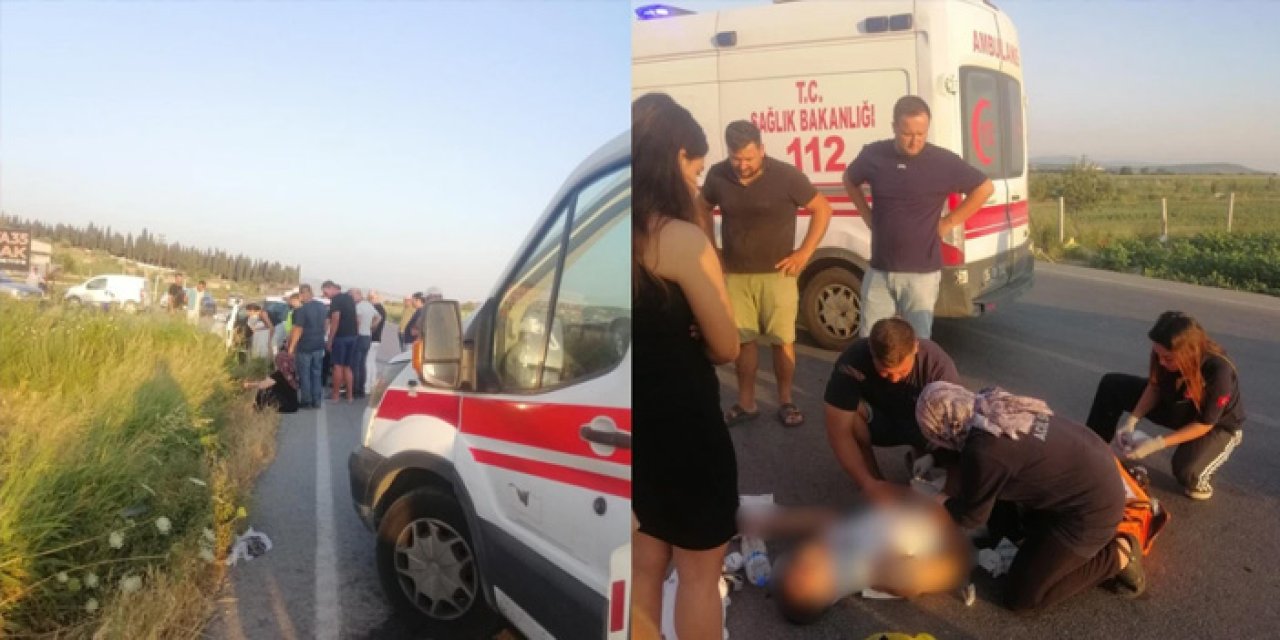 İzmir-Foça Yolunda Korkunç Kaza: 2 Yaralı