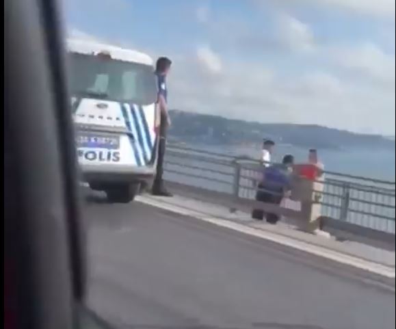 15 Temmuz Şehitler Köprüsü’nde intihar teşebbüsü