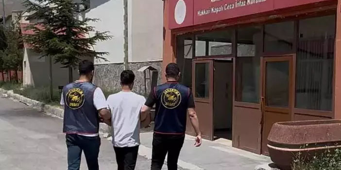 Hakkari’de 18 yıl hapis cezalı firari kafede yakalandı