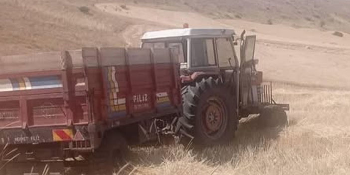 Sivas’ta traktörden düşen sürücü ağır yaralandı