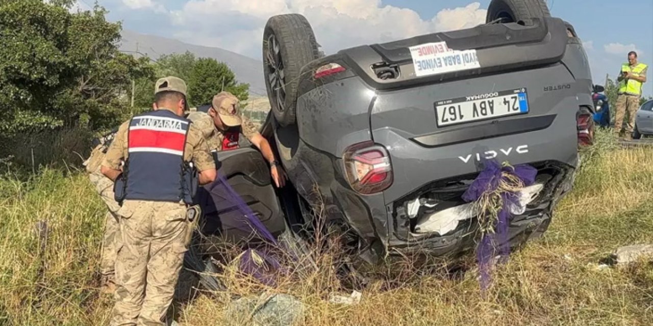 Elazığ’daki Nişandan Dönüş Yolunda Feci Kaza: 1 Ölü, 4 Yaralı