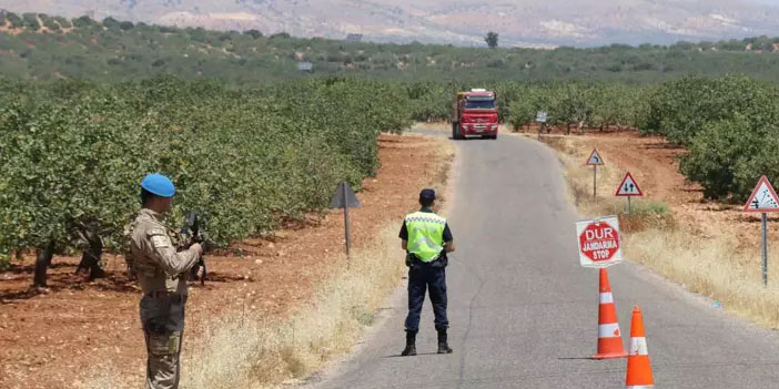 Antep fıstığında nöbet zamanı: Jandarma tarlalarda devriyede