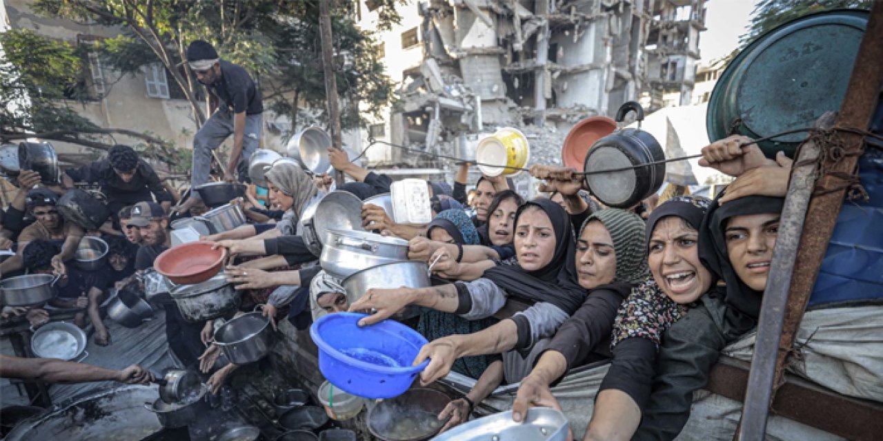 Gazze’de açlık alarmı: Gazeteciler çocuklar için açlık grevinde