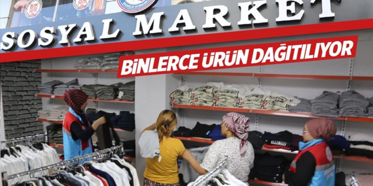 Manisa’da sosyal market! Ücretsiz dağıtılıyor...