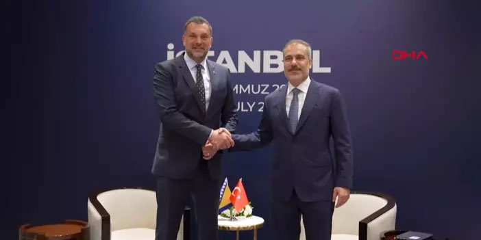 Fidan ve Konakoviç İstanbul’da görüştü