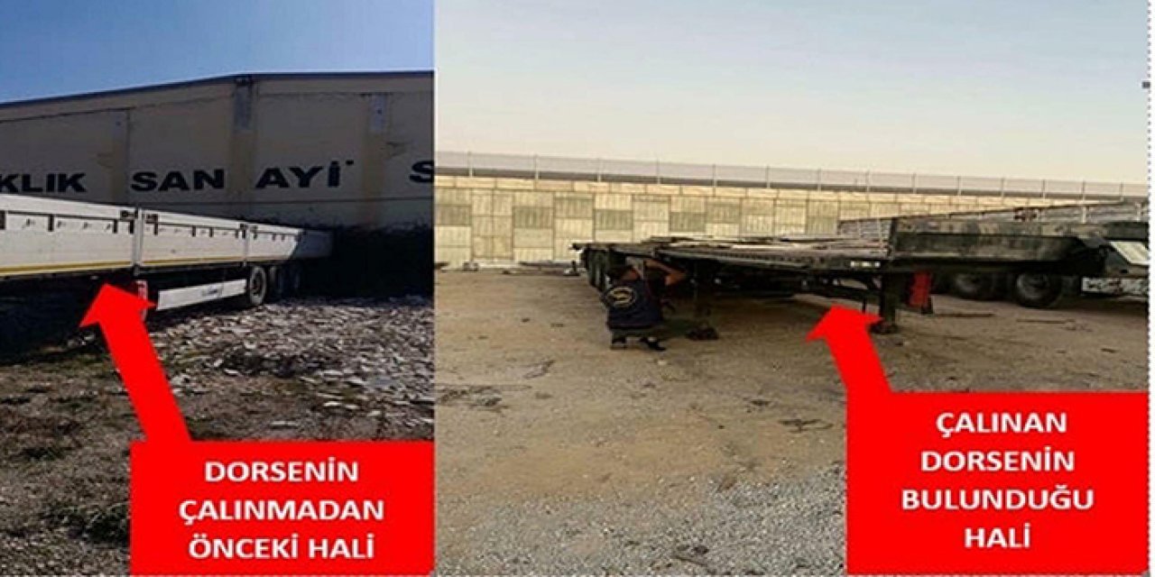 78 kameralık takip, TIR dorsesini Konya'da yakalattı