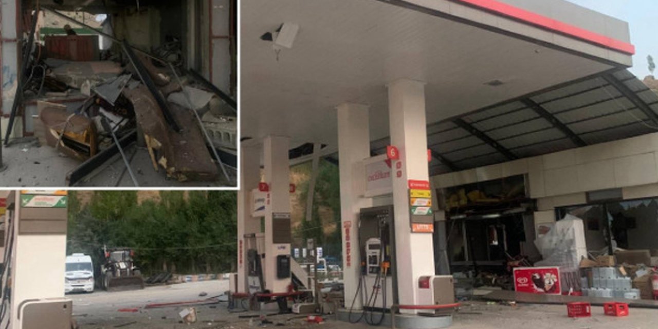 Van'da akaryakıt istasyonunda patlama