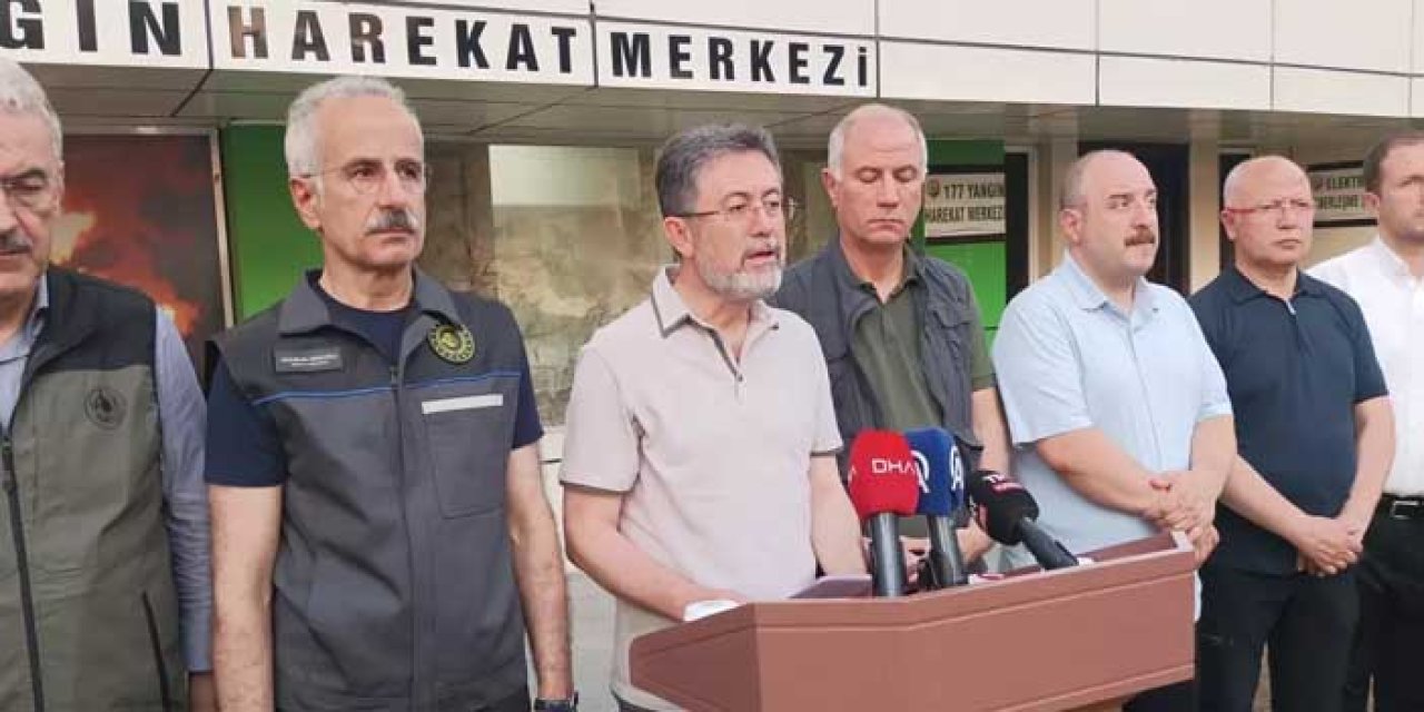 Bakan Yumaklı: Bugün itibarıyla 44 yangın kontrol altına alındı
