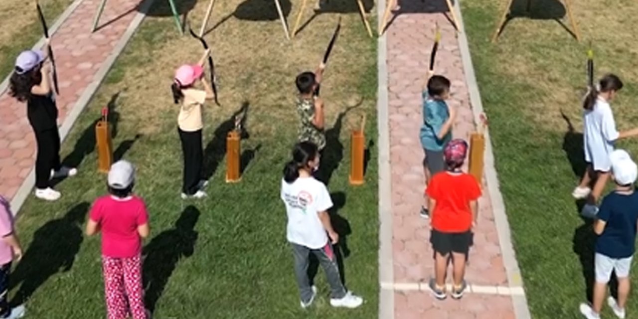 Sincan’da geleneksel sporlarla buluşma: Çocuklar hem öğrendi hem eğlendi