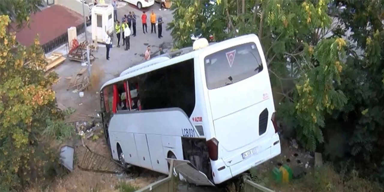 Otobüs şarampole uçtu: Tam 9 yaralı