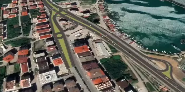 Trabzon Yomra’da trafiğe yeni nesil kavşak çözümü