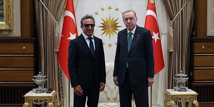 Erdoğan, Chobani CEO’su Hamdi Ulukaya ile görüştü