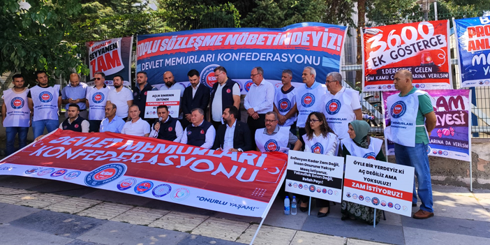 TEÇ-SEN Genel Başkanı Demirel: Nöbetimiz haklarımızı alana kadar sürecek
