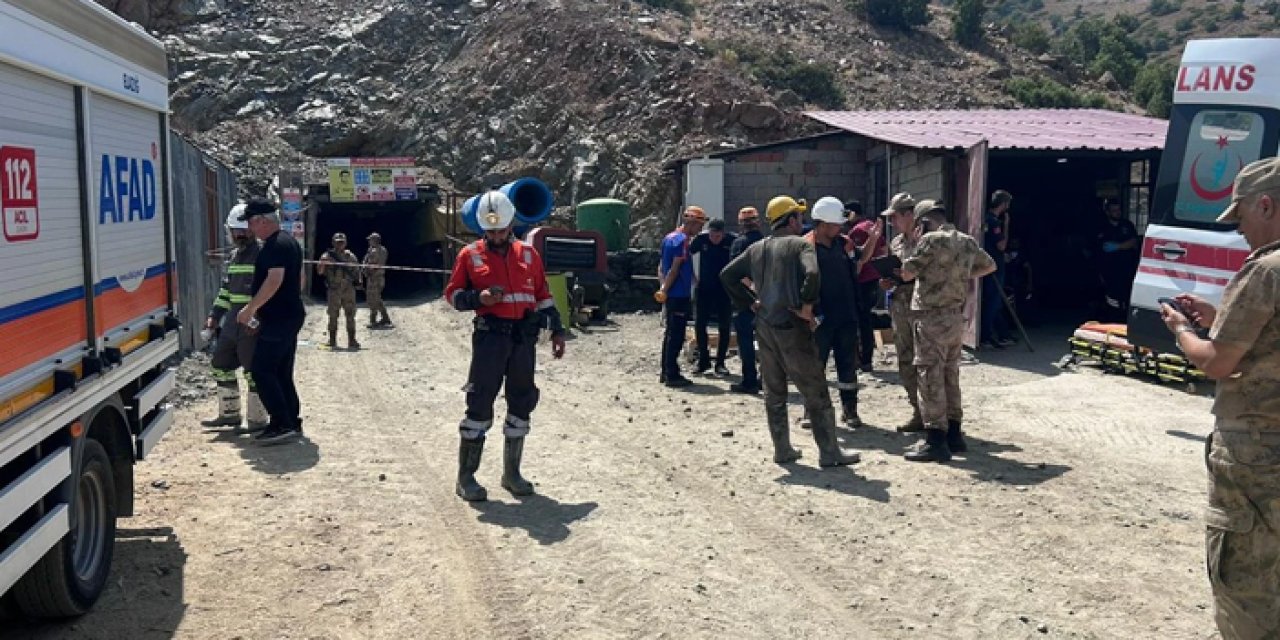 Elazığ’da maden ocağında göçük