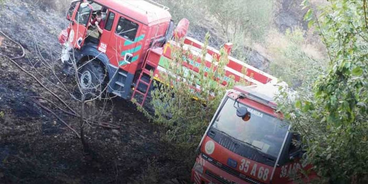 Manisa’da korkutan yangın… Tarım arazisinde başladı, ormana sıçradı!