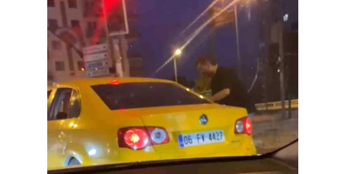 Ankara'da araç içinde şiddet: Kadın tekmelenerek darp edildi