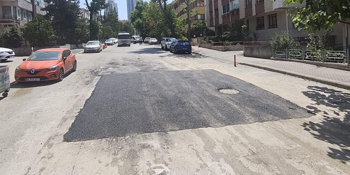 Çankaya’da akademisyenin isyanı sonuç verdi: Bozuk yol onarıldı