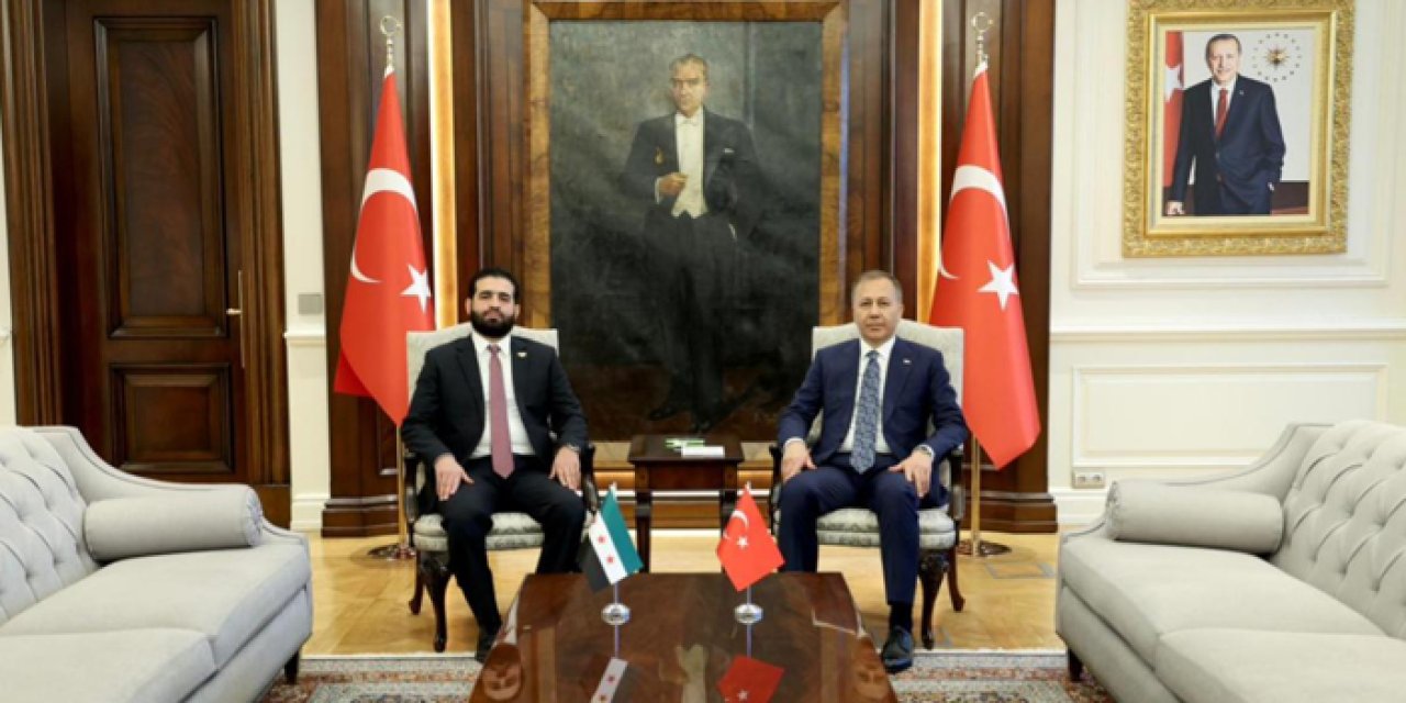 Bakan Yerlikaya, Suriyeli mevkidaşı ile görüştü