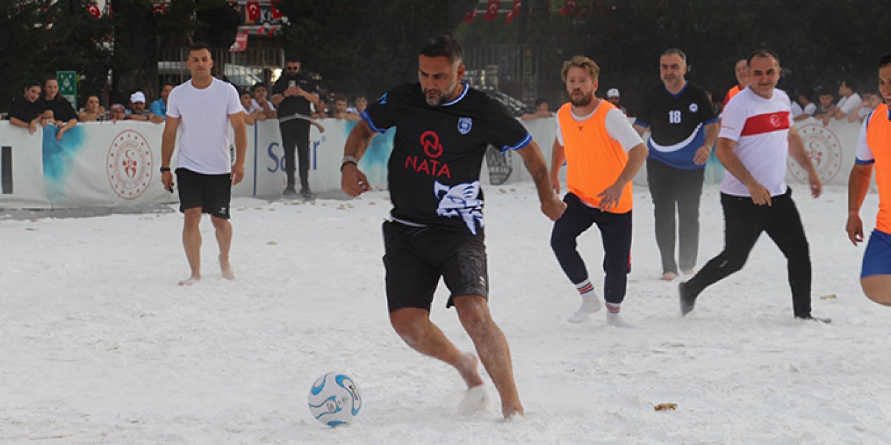 Çankırı'da tuz festivali başladı: Tuzda futbol şöleni!