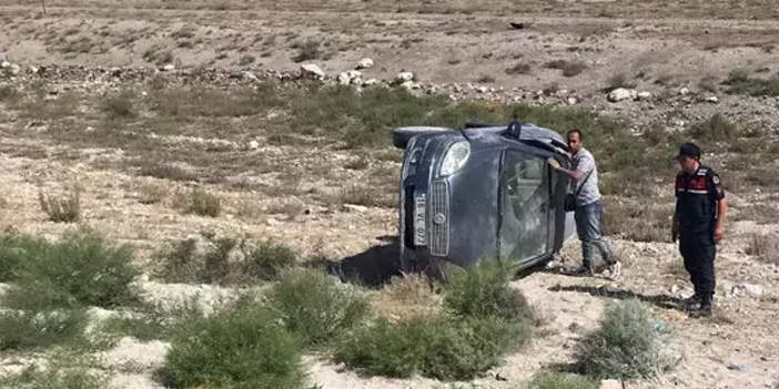 Konya’da otomobil takla attı: Aileden 5 kişi yaralandı