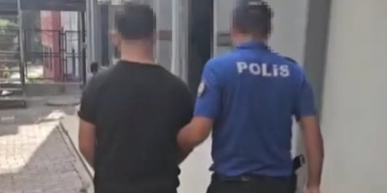 Kadın yayaya yumruk atan taksici yakalandı