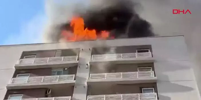 Bağcılar’da 12 katlı binada yangın: 2 kişi dumandan etkilendi