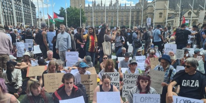 Londra’da Filistin destek gösterileri sertleşti: 466 Gözaltı