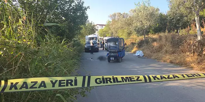 Bursa'da yol ortasında duran motosiklette ceset bulundu