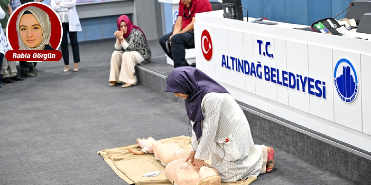 Altındağ Belediyesi personeline ilk yardım eğitimi düzenlendi