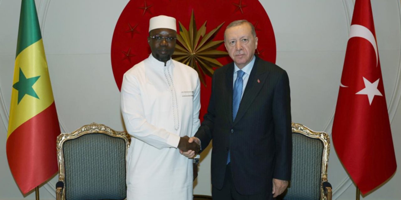 Erdoğan, Senegal Başbakanı Sonko ile İstanbul’da görüştü