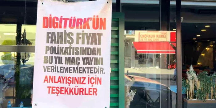 Ankara'da restoran ve kıraathane sahipleri Digitürk zammını protesto etti